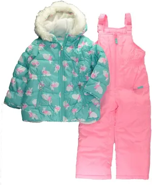 Carter's girls Heavyweight 2-piece Skisuit Snowsuit