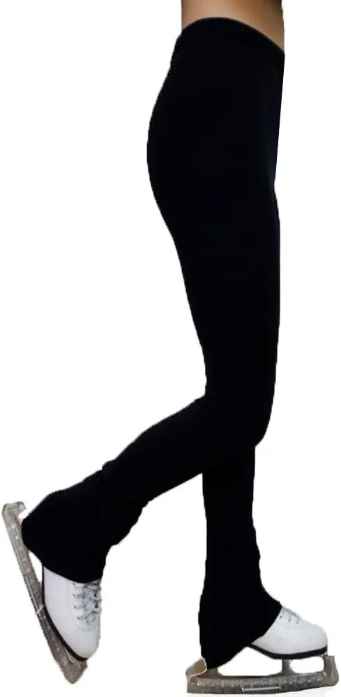 Figure Skating Practice Pants – Polar Fleece Thermal Black – Blue – Purple UGSP2 ice Skating Pants for Girls Women
