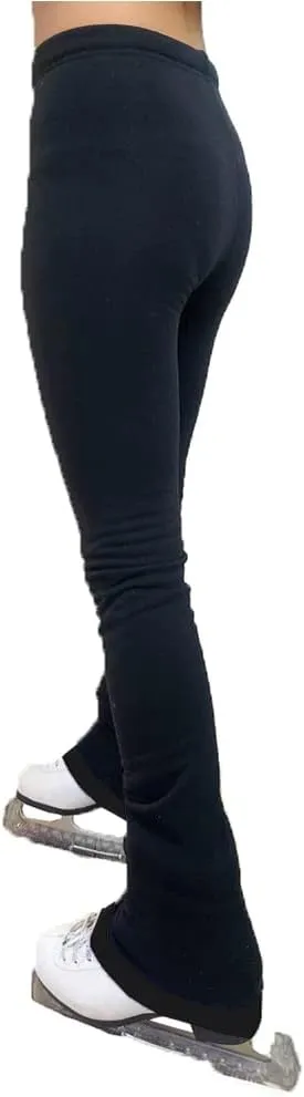 Figure Skating Practice Pants – Polar Fleece Thermal Black – Blue – Purple UGSP2 ice Skating Pants for Girls Women