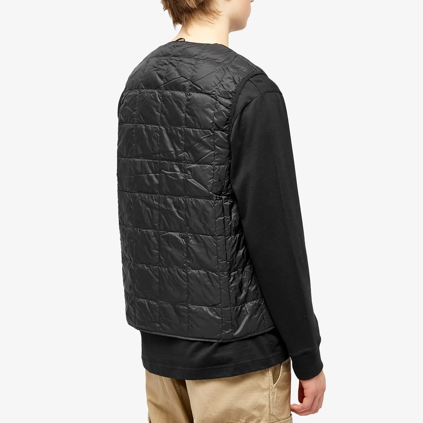 Insulated vest Taion V-neck Down, black