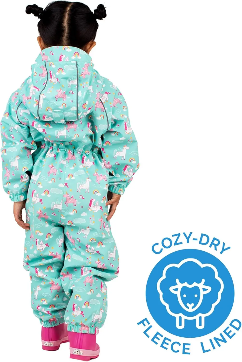 JAN & JUL Waterproof Fleece Lined Snow Suit, Coveralls for Toddlers and Kids