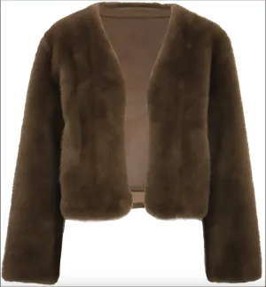 Plaza Faux Fur Jacket